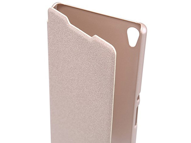 Чехол Nillkin Sparkle Leather Case для Sony Xperia Z4 (Z3 plus) (золотистый, винилискожа)