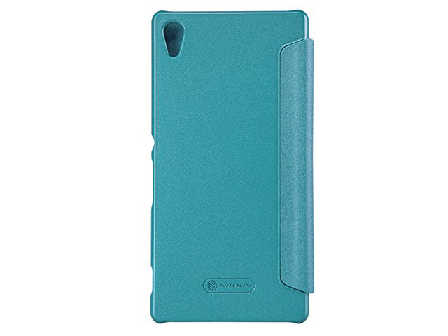 Чехол Nillkin Sparkle Leather Case для Sony Xperia Z4 (Z3 plus) (голубой, винилискожа)