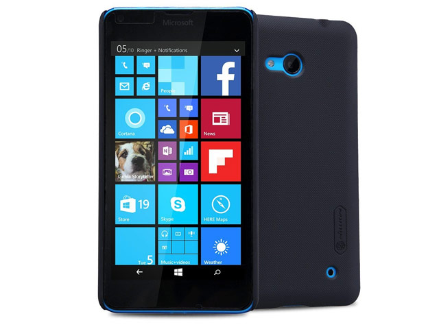 Чехол Nillkin Hard case для Microsoft Lumia 640 (черный, пластиковый)