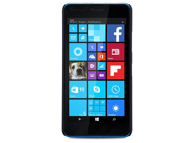 Чехол Nillkin Hard case для Microsoft Lumia 640 (черный, пластиковый)