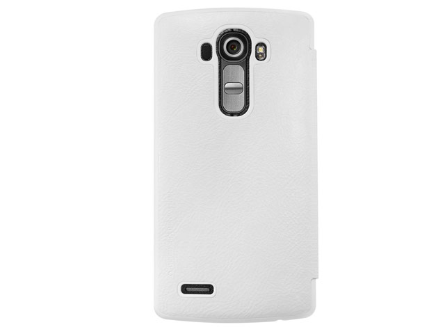 Чехол Nillkin Qin leather case для LG G4 F500 (белый, кожаный)