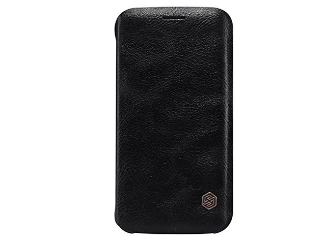 Чехол Nillkin Qin leather case для Samsung Galaxy S6 edge SM-G925 (черный, кожаный)