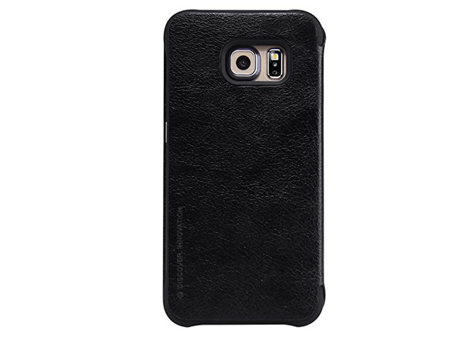 Чехол Nillkin Qin leather case для Samsung Galaxy S6 edge SM-G925 (черный, кожаный)
