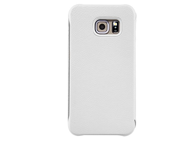 Чехол Nillkin Qin leather case для Samsung Galaxy S6 edge SM-G925 (белый, кожаный)
