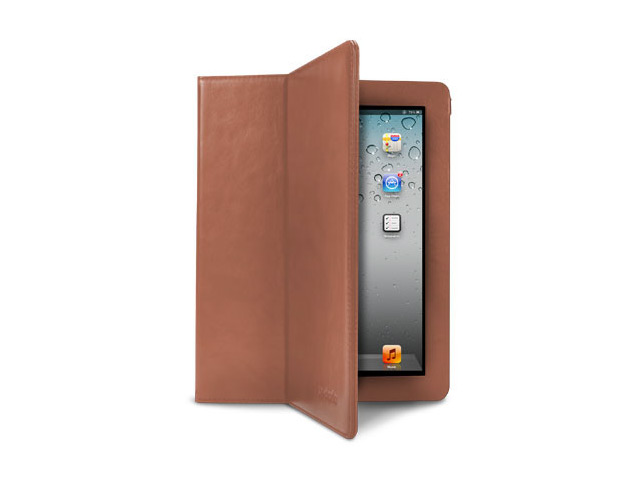 Чехол X-doria Dash Folio Leather case для Apple iPad 2/New iPad (коричневый, кожанный)