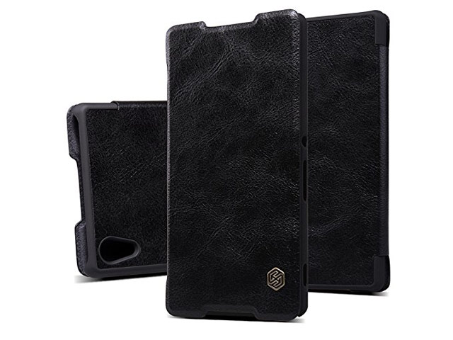 Чехол Nillkin Qin leather case для Sony Xperia Z4 (Z3 plus) (черный, кожаный)