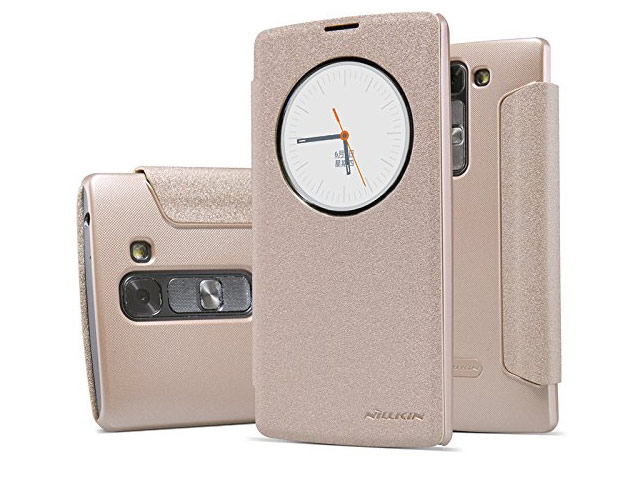 Чехол Nillkin Sparkle Leather Case для LG Magna H502f (золотистый, винилискожа)