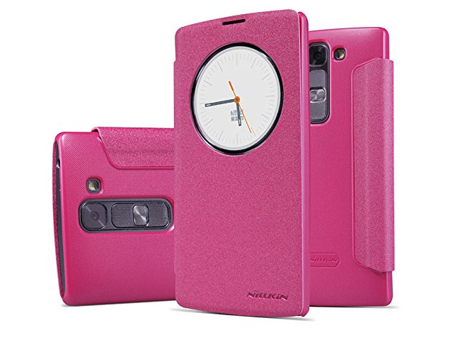 Чехол Nillkin Sparkle Leather Case для LG Magna H502f (розовый, винилискожа)