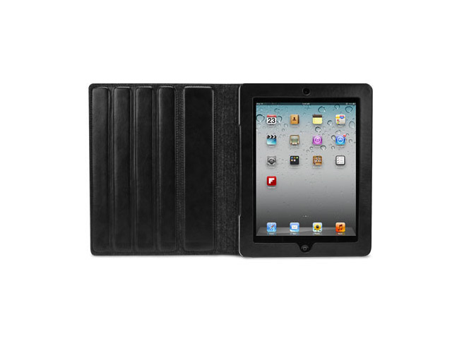 Чехол X-doria Dash Folio Leather case для Apple iPad 2/New iPad (черный, войлок)