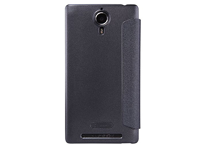Чехол Nillkin Sparkle Leather Case для Lenovo P90 (темно-серый, винилискожа)