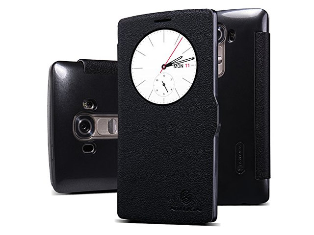 Чехол Nillkin Fresh Series Leather case для LG G4 F500 (черный, кожаный)