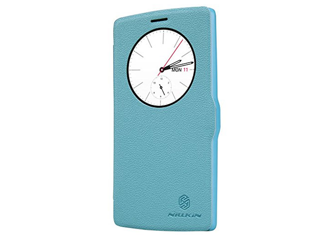 Чехол Nillkin Fresh Series Leather case для LG G4 F500 (голубой, кожаный)