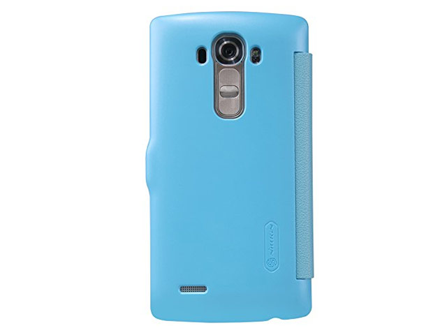 Чехол Nillkin Fresh Series Leather case для LG G4 F500 (голубой, кожаный)