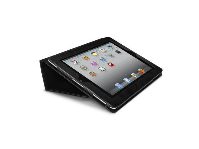 Чехол X-doria Dash Folio Leather case для Apple iPad 2/New iPad (черный, кожанный)