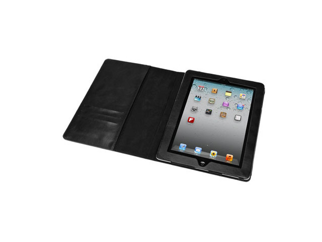 Чехол X-doria Dash Folio Leather case для Apple iPad 2/New iPad (черный, кожанный)