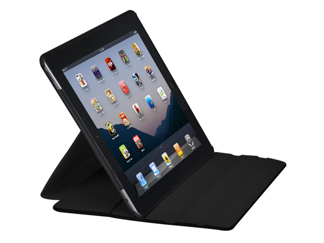 Чехол X-doria Dash Pro case для Apple iPad 2/New iPad (черный, кожанный)