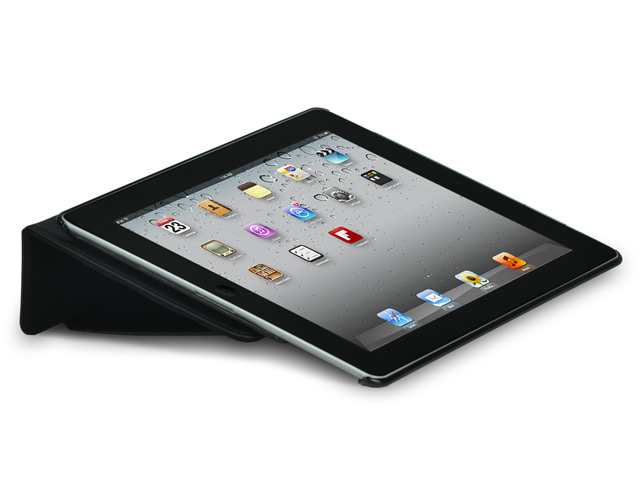 Чехол X-doria Dash Pro case для Apple iPad 2/New iPad (черный, кожанный)