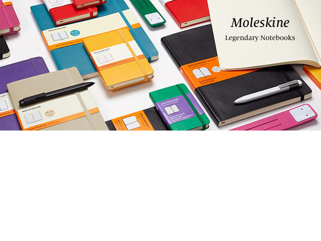 Записная книжка Moleskine Notebook (210x130 мм, красная, клетка, 240 страниц)