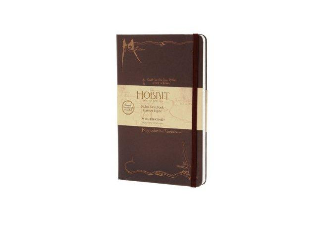 Записная книжка Moleskine The Hobbit (90x140 мм, бургунди, модель 137962, линейка, 192 страницы)