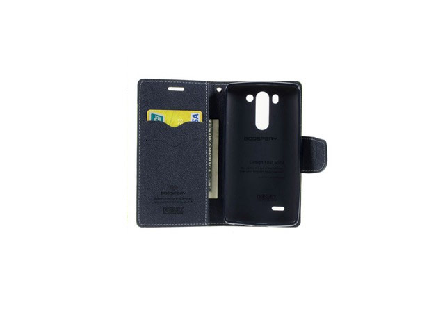 Чехол Mercury Goospery Fancy Diary Case для LG G3 Beat D724 (G3 mini) (зеленый, винилискожа)