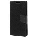Чехол Mercury Goospery Fancy Diary Case для Sony Xperia T3 M50 (черный, винилискожа)