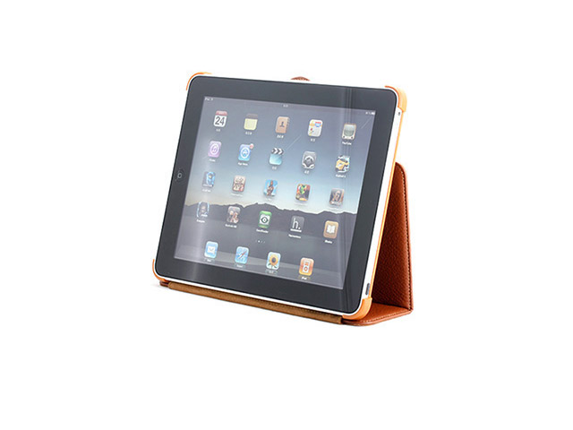 Чехол YooBao Slim case для Apple iPad (кожанный, черный)