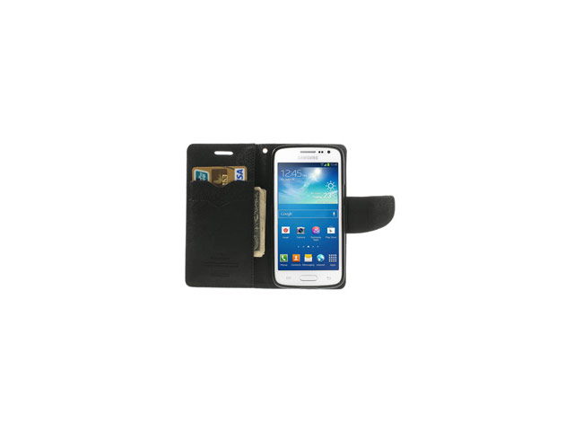 Чехол Mercury Goospery Fancy Diary Case для Samsung Galaxy Express 2 G3815 (черный, винилискожа)