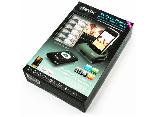 Dock-станция Dexim AV Dock Station для Apple iPhone 4/4S/3GS (AV-адаптер)