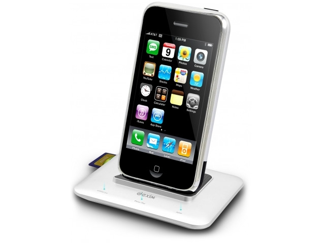 Dock-станция Dexim Premium Mhub для Apple iPhone 4/4S/3GS (алюминиевая)