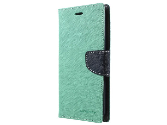 Чехол Mercury Goospery Fancy Diary Case для Nokia X2 (бирюзовый, винилискожа)