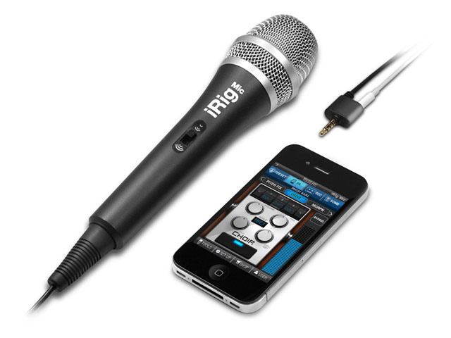 Адаптер AmpliTube iRig Mic для Apple iPhone, iPad, iPod (с микрофоном)