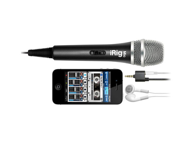 Адаптер AmpliTube iRig Mic для Apple iPhone, iPad, iPod (с микрофоном)