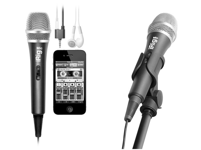 Адаптер AmpliTube iRig Mic для Apple iPhone, iPad, iPod (с микрофоном)