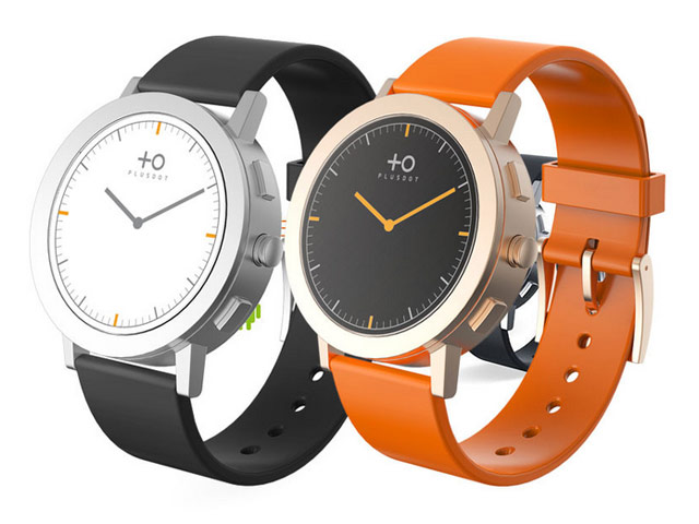Электронные наручные часы Plus-dot Smart Watch (золотистые, стальные)