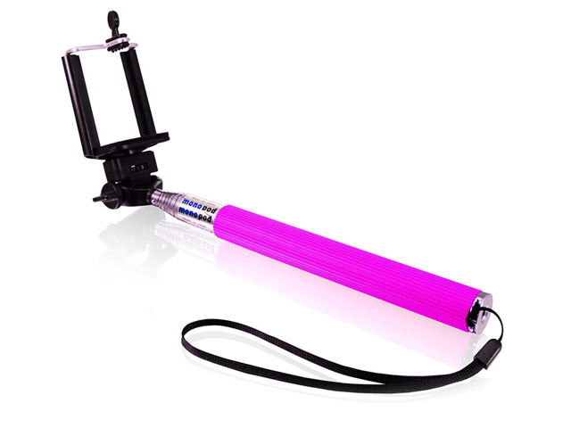 Монопод Selfie Monopod Stick универсальный (розовый, без пульта)