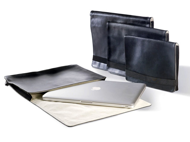 Сумка Moleskine Laptop Case универсальная (черная, кожаная, размер 10