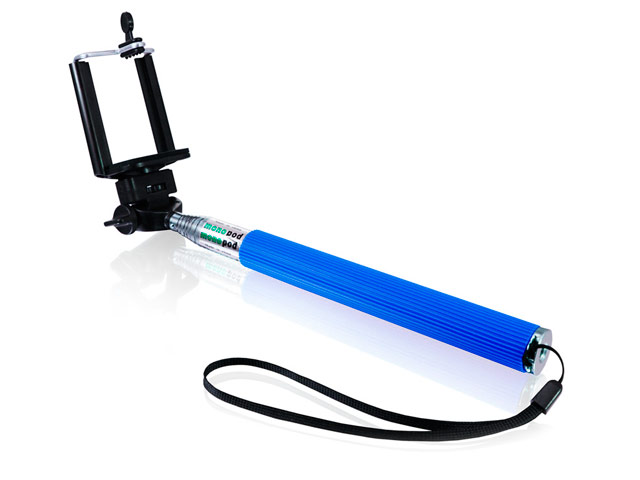 Монопод Selfie Monopod Stick универсальный (синий, без пульта)