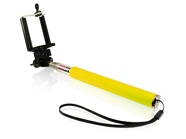 Монопод Selfie Monopod Stick универсальный (желтый, без пульта)