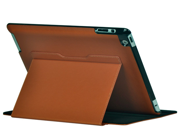 Чехол X-doria Dash Pro case для Apple iPad 2/New iPad (коричневый, кожанный)