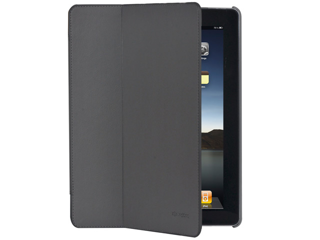 Чехол X-doria Dash Pro case для Apple iPad 2/New iPad (серый, кожанный)