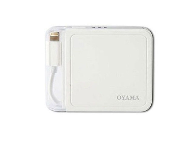 Внешняя батарея Oyama External Battery универсальная (3000 mAh, белая, Lightning, MFi)