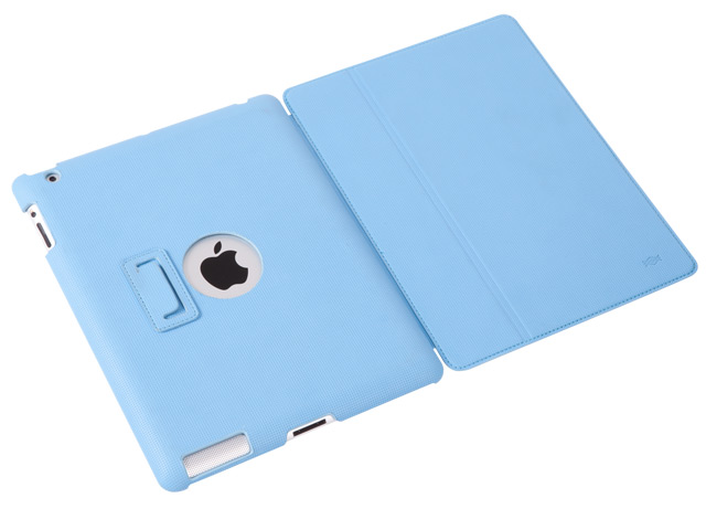 Чехол X-doria Dash Slim case для Apple iPad 2/New iPad (голубой, кожанный)