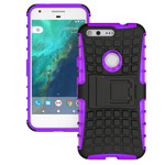 Чехол Yotrix Shockproof case для Google Pixel (фиолетовый, пластиковый)