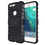 Чехол Yotrix Shockproof case для Google Pixel XL (черный, пластиковый)