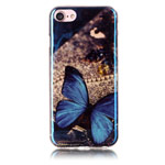 Чехол Yotrix CreativeCase для Apple iPhone 7 (Blue Butterfly, гелевый)