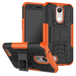 Чехол Yotrix Shockproof case для LG K10 2017 (оранжевый, пластиковый)