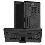 Чехол Yotrix Shockproof case для Sony Xperia 10 plus (черный, гелевый)