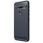 Чехол Yotrix Rugged Armor для LG G8 ThinQ (синий, гелевый)