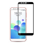 Защитное стекло Yotrix 3D Glass Protector для Meizu M8c (черное)