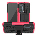 Чехол Yotrix Shockproof case для Huawei P40 pro (розовый, гелевый)